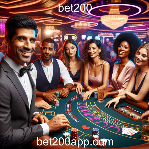 Experimente a Emoção do Cassino Ao Vivo no bet200